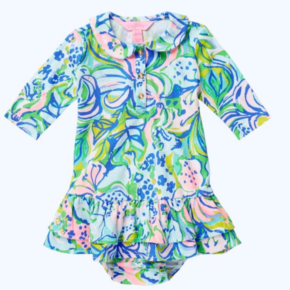 Lilly Pulitzer Amelia Infant Polo Dress 6-12M